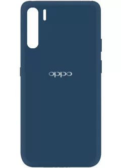 Чехол Silicone Cover My Color Full Protective (A) для Oppo A91, Синий / Navy blue