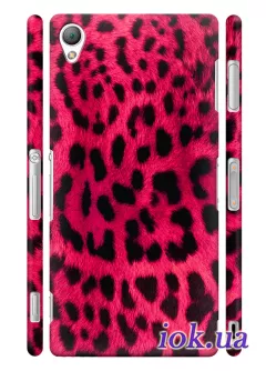Чехол для Sony Xperia Z3 - Розовый леопард