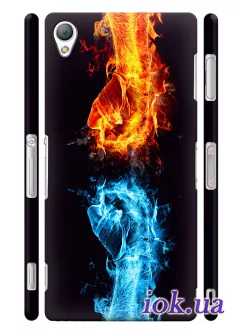 Чехол для Sony Xperia Z3 - Огонь и пламя 