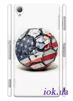 Чехол для Sony Xperia Z3 - Американский мяч