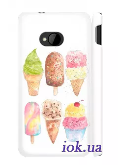 Чехол для HTC One - Мороженко
