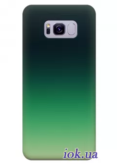 Чехол для Galaxy S8 - Оттенки зелёного