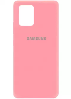 Чехол Silicone Cover My Color Full Protective (A) для Samsung Galaxy S10 Lite, Розовый / Pink