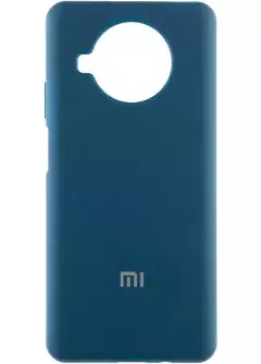 Чехол Silicone Cover Full Protective (AA) для Xiaomi Mi 10T Lite || Xiaomi Redmi Note 9 Pro 5G, Синий / Cosmos blue