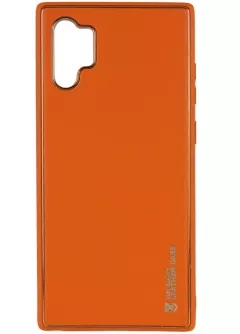 Кожаный чехол Xshield для Samsung Galaxy Note 10 Plus, Оранжевый / Apricot