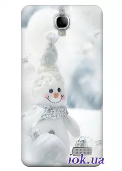 Чехол для Alcatel 6030D - Снеговичок 