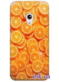 Чехол для Asus Zenfone 5 - Апельсиновые дольки 