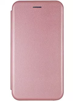 Кожаный чехол (книжка) Classy для Xiaomi Redmi Note 9 / Redmi 10X, Rose Gold