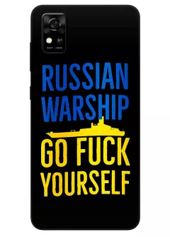 Чехол на ZTE Blade A31 - Russian warship go fuck yourself
