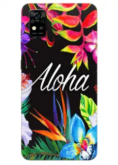 Чехол для ZTE Blade A31 с картинкой - Aloha Flowers