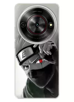 Чехол для ZTE Blade A75 5G из силикона - Наруто Какаси Хатакэ