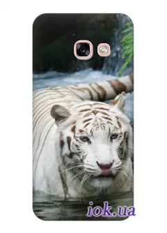 Чехол для Galaxy A5 2017 - Рыжий тигр