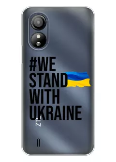 Чехол на ZTE Blade L220 - #We Stand with Ukraine