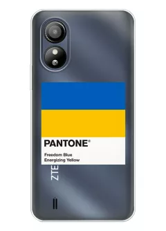 Чехол для ZTE Blade L220 с пантоном Украины - Pantone Ukraine