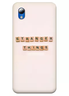 ЗТЕ Блейд Л8 бампер - Очень странные дела Stranger Things название в виде алфавитных игральных кубиков