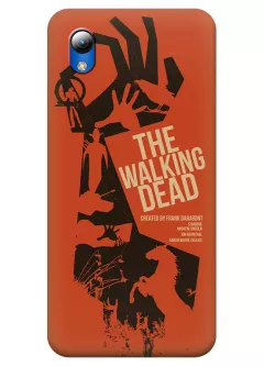 Чехол для ЗТЕ Блейд Л8 - Ходячие мертвецы The Walking Dead постер с названием в векторном стиле
