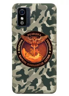 Камуфляжный чехол для ZTE Blade L9 с лого "Военная разведка Украины"