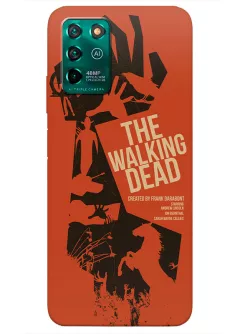 Чехол для ЗТЕ Блейд В30 - Ходячие мертвецы The Walking Dead постер с названием в векторном стиле