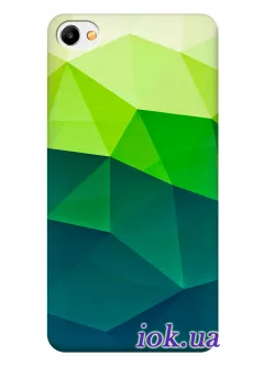 Чехол для Meizu M3x - Зеленая абстракция