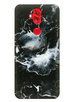 Чехол для ZenFone 5 Lite - Всплеск мрамора