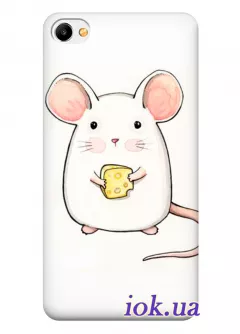 Чехол для Meizu M3x - Мышонок с сыром 