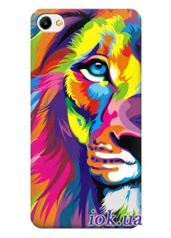 Чехол для Meizu M3x - Красочный лев