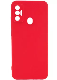 Чехол TPU Square Full Camera для TECNO Spark 7 / Spark 7T, Красный