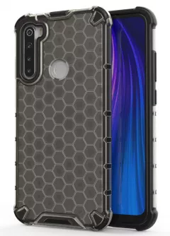 Ударопрочный чехол Honeycomb для Xiaomi Redmi Note 8, Черный