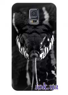 Чехол для Galaxy S5 Plus - Ядовитая кобра