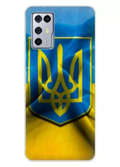 ZTE Nubia Red Magic 6R чехол с печатью флага и герба Украины