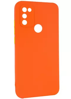 Чехол TPU Square Full Camera для Infinix Hot 10 Lite, Оранжевый