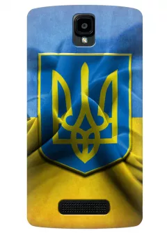 Чехол для ZTE Blade L5/L5 Plus - Герб Украины