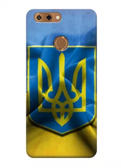 Чехол для ZTE Blade V9 - Флаг и Герб Украины