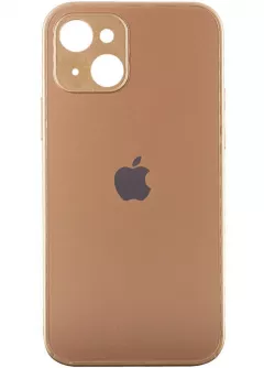 TPU+Glass чехол Matte Candy Full camera для Apple iPhone 13 mini (5.4"), Золотой