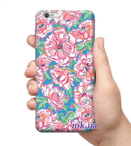 Чехол для смартфона с принтом - Необычные цветы