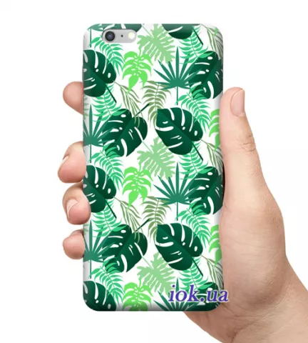 Чехол для смартфона с принтом - Пальмовый клипарт