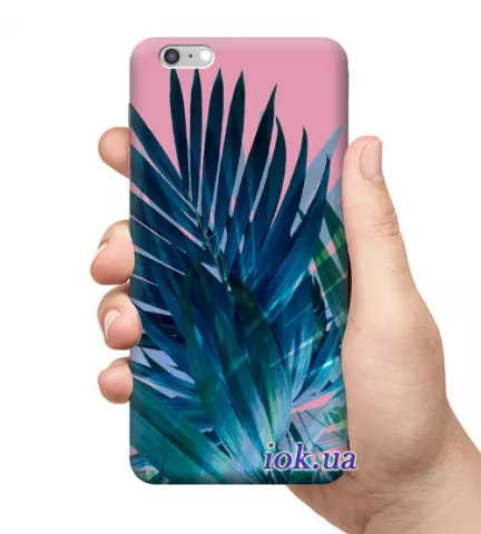 Чехол для смартфона с принтом - Пальмовый лист