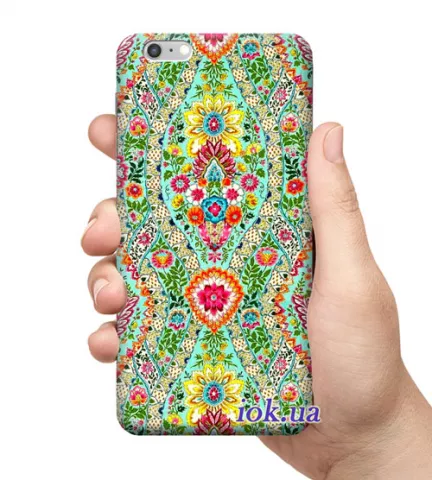Чехол для смартфона с принтом - Цветочный орнамент