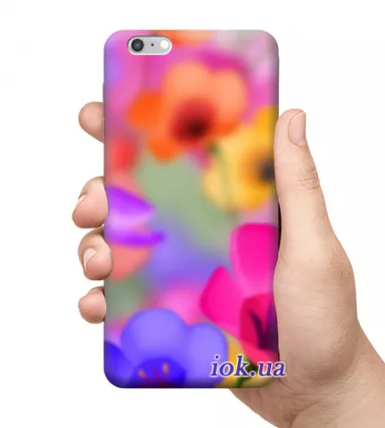 Чехол для смартфона с принтом - Разноцветные цветы