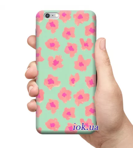 Чехол для смартфона с принтом - Pink flowers