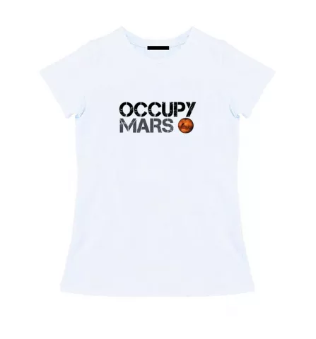 Женская футболка - Occupy Mars