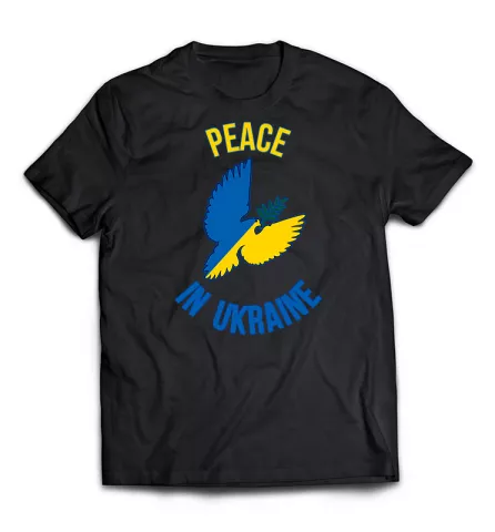 Футболка с украинским голубем - Peace in Ukraine