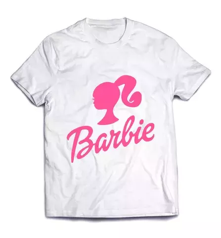 Футболка с розовым логотипом - Барби