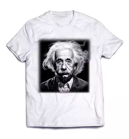 Дизайнерская футболка - Энштейн