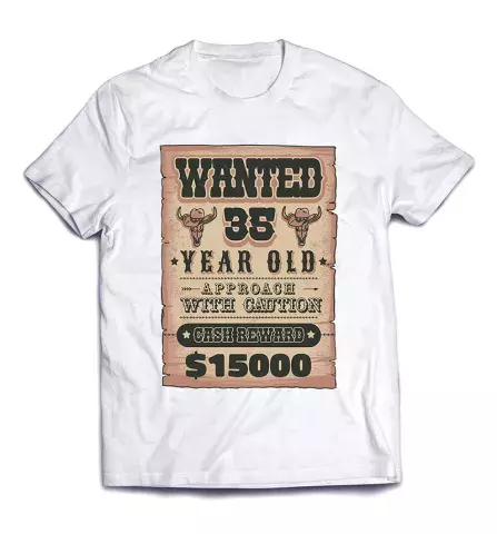 Ковбойская футболка - Wanted