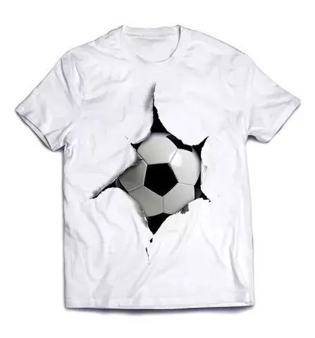 Крутая футболка для любителей футбола - Пробивной мяч