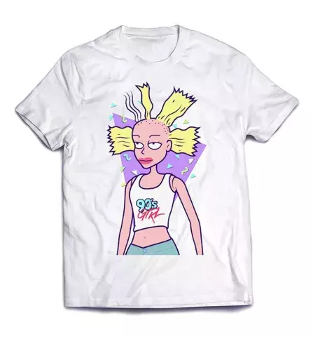 Стильная современная футболка - Анжелика Пиклз в стиле барби