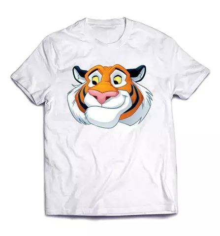 Стильная модная футболка с принтом - Тигр Раян