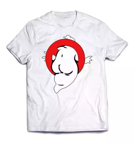 Необычная стильная футболка - Дупка привидения