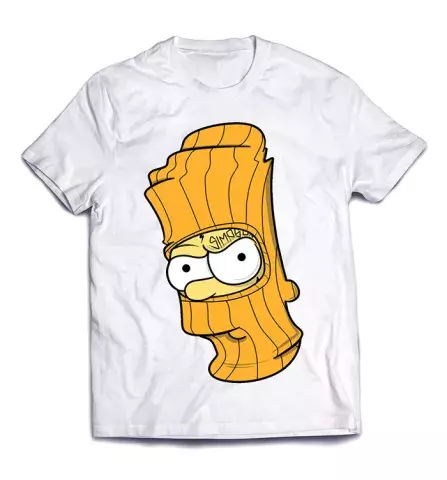 Крутая модная футболка - Шкодник Барт